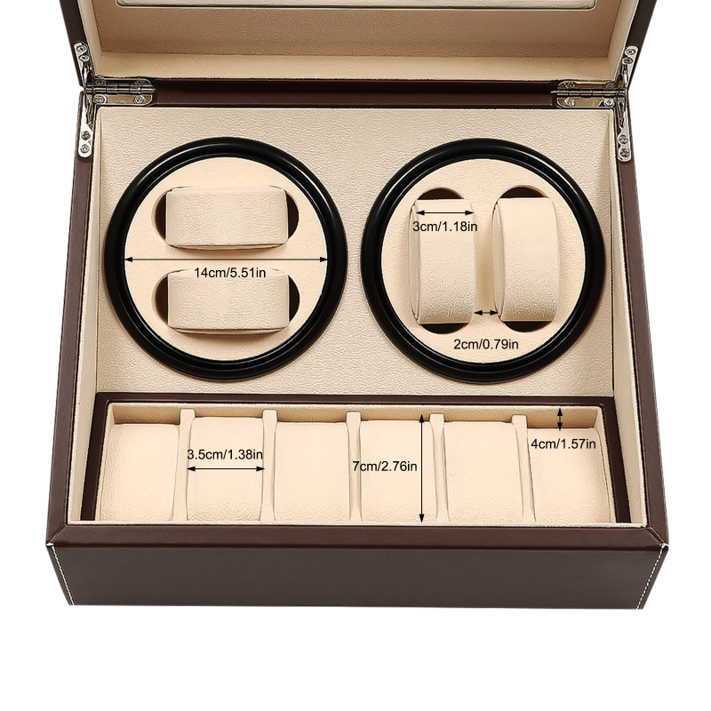 4 Slots Automatic Watch Winder - Quiet Luxury Watch Men reseña y precio