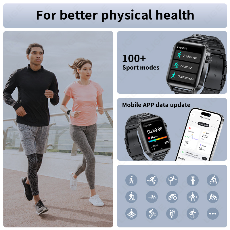 LIGE Smart Watch Sport Fitness - Luxury Watch On Sale reseña y precio