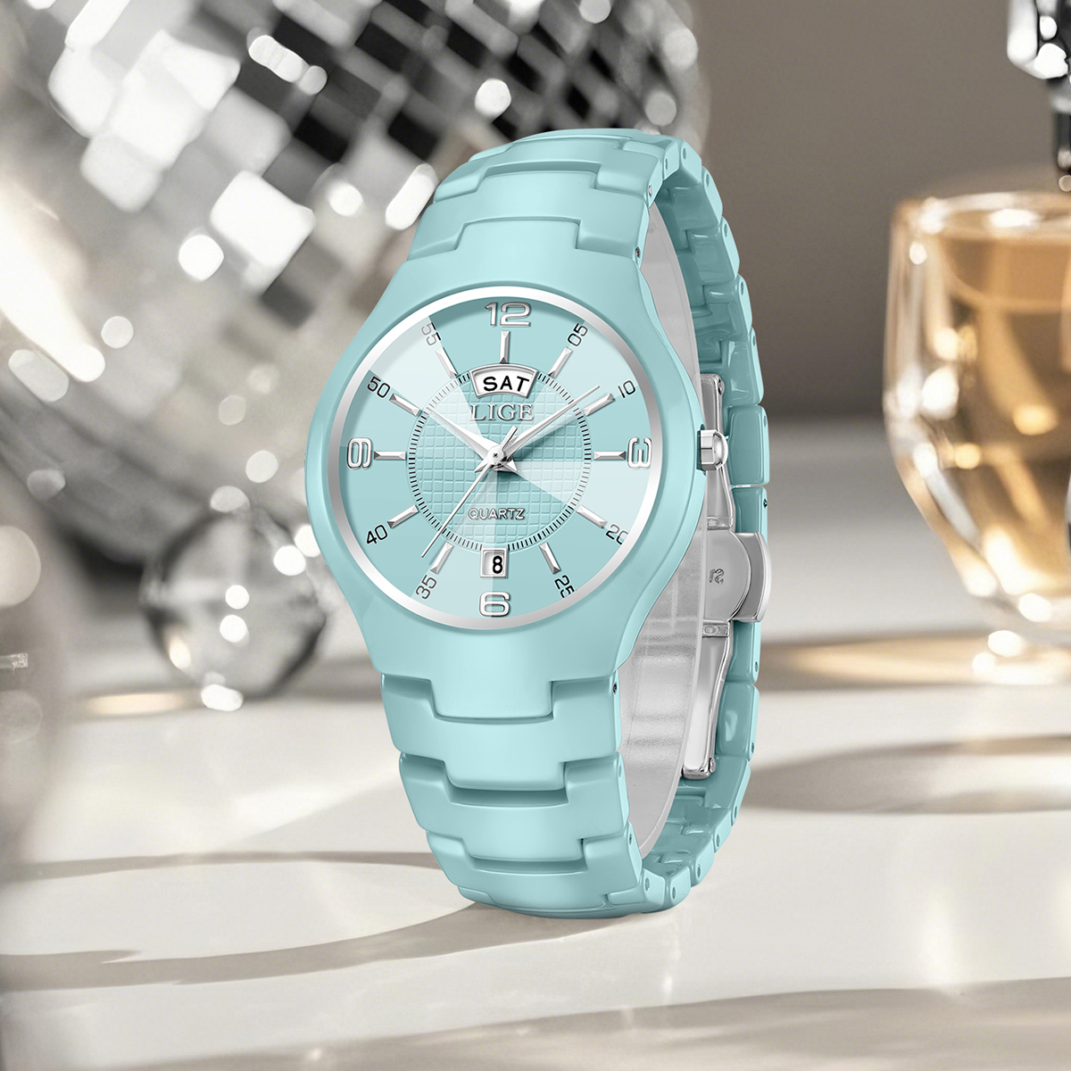 LIGE Luxury Elegant Quartz Wom - Luxury Watch In Usa reseña y precio