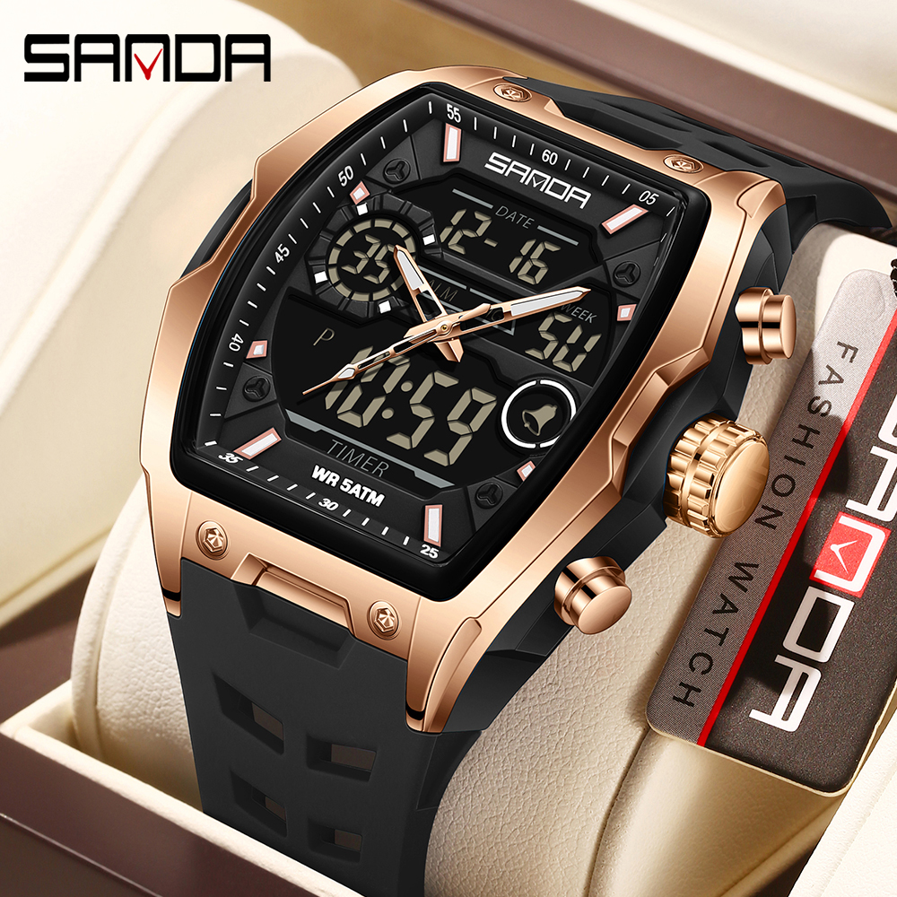 Sanda 6235 Top Brand Men Elect - Minute Repeater Watch reseña y precio