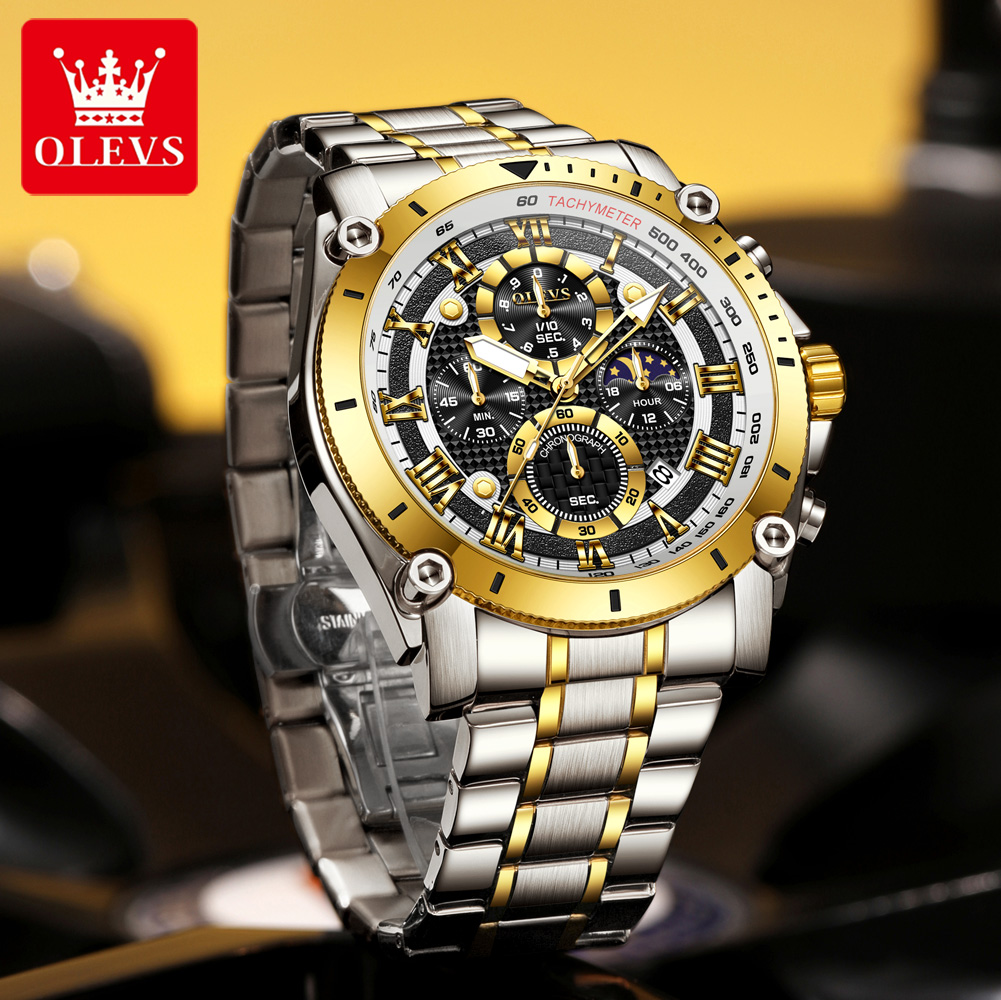 OLEVS 3689 Quartz Men's Watch  - Luxury Watch Zone reseña y precio