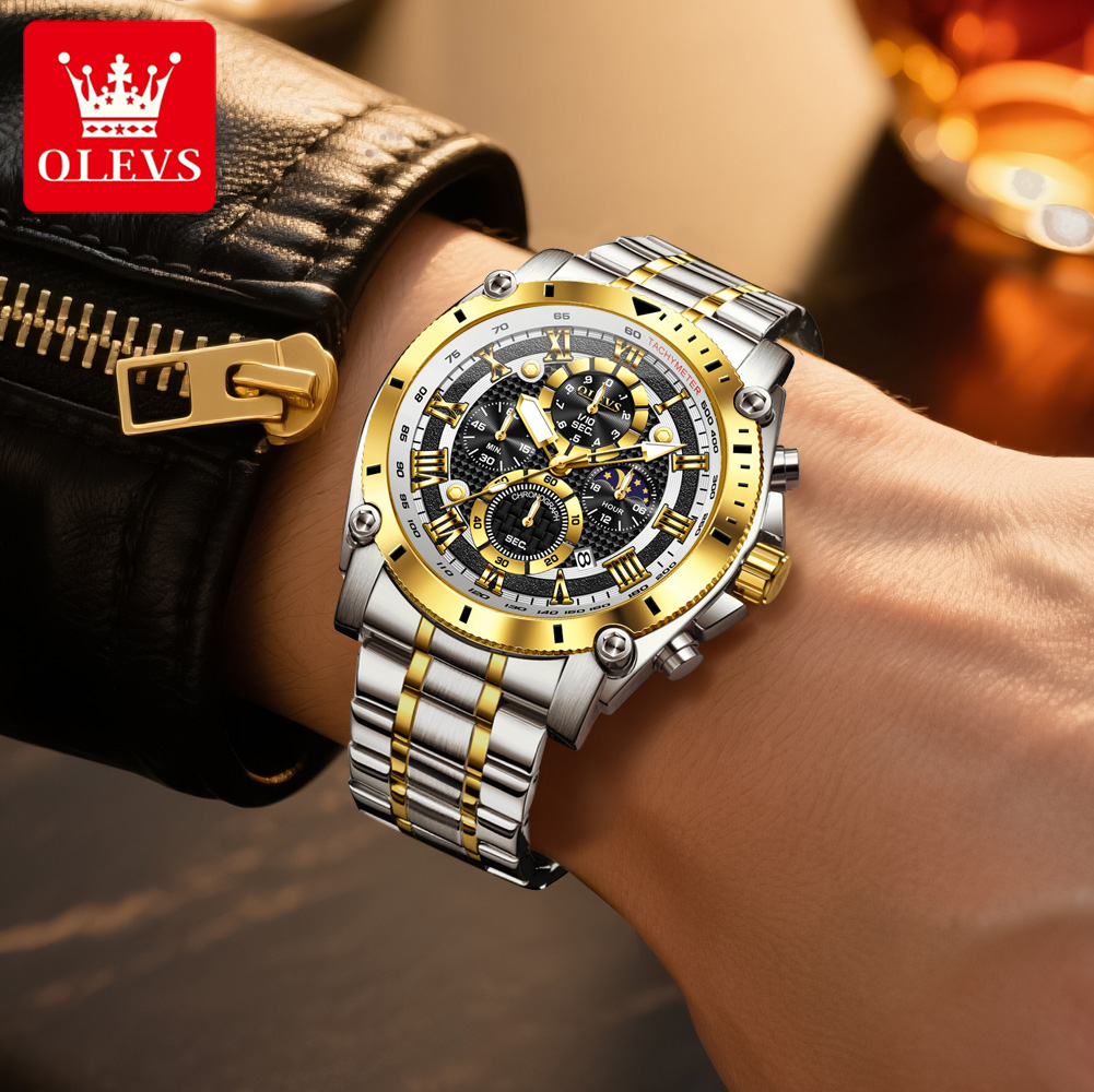OLEVS 3689 Quartz Men's Watch  - Luxury Watch Zone reseña y precio