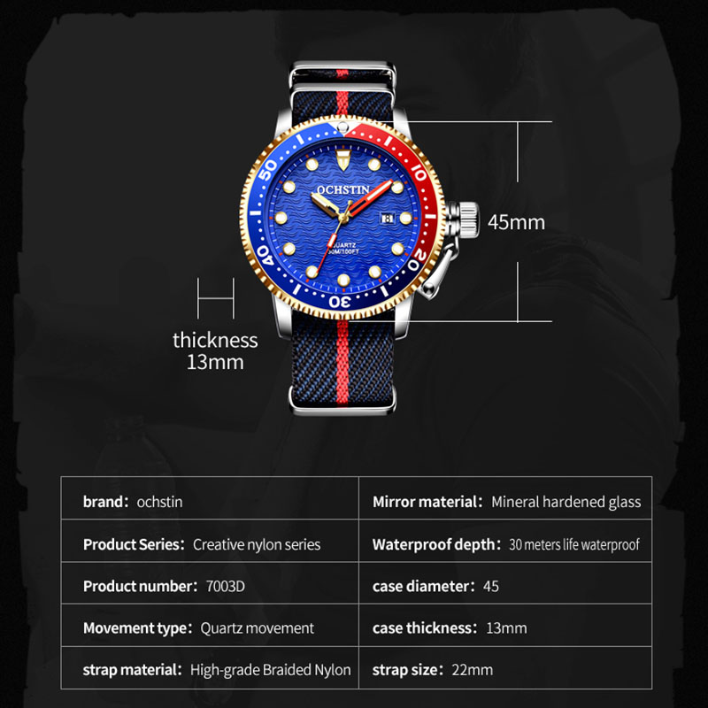 2025 New Men's Diving Watch OC - Luxury Watch Class reseña y precio