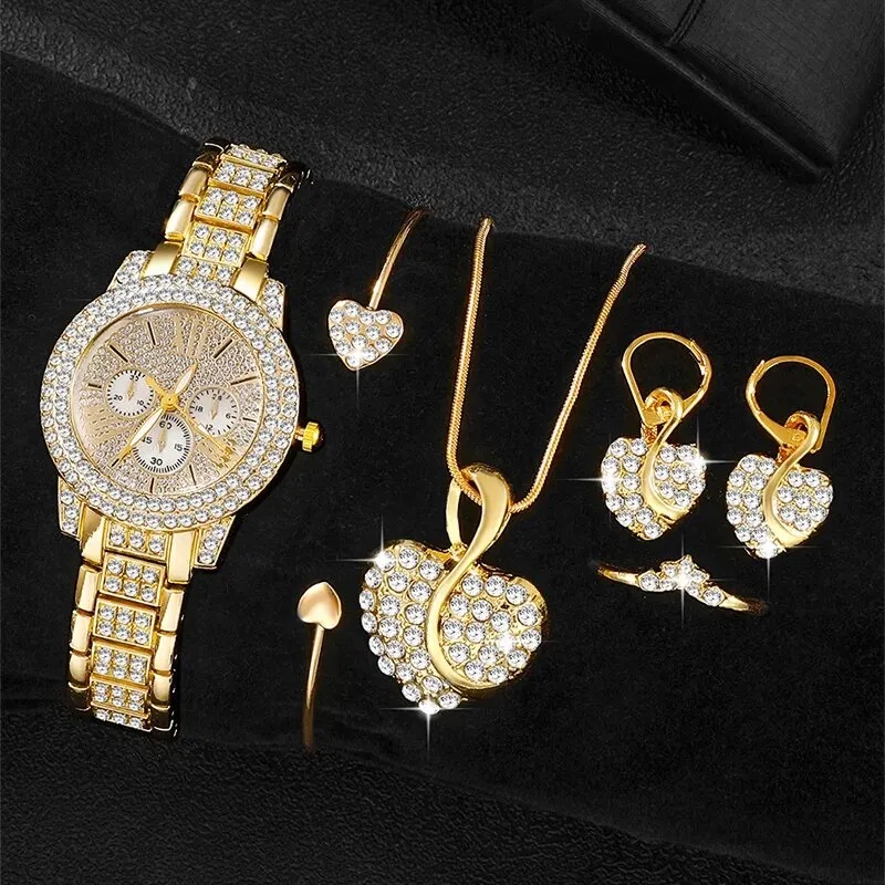 Women's Quartz Watch Gold Luxu - Luxury Watch In Usa reseña y precio