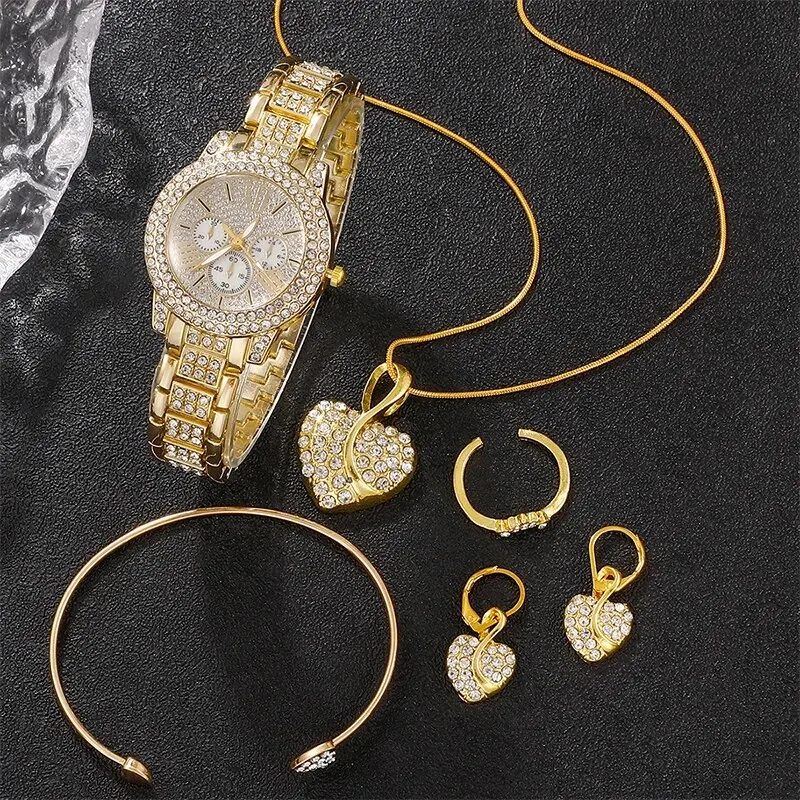 Women's Quartz Watch Gold Luxu - Luxury Watch In Usa reseña y precio