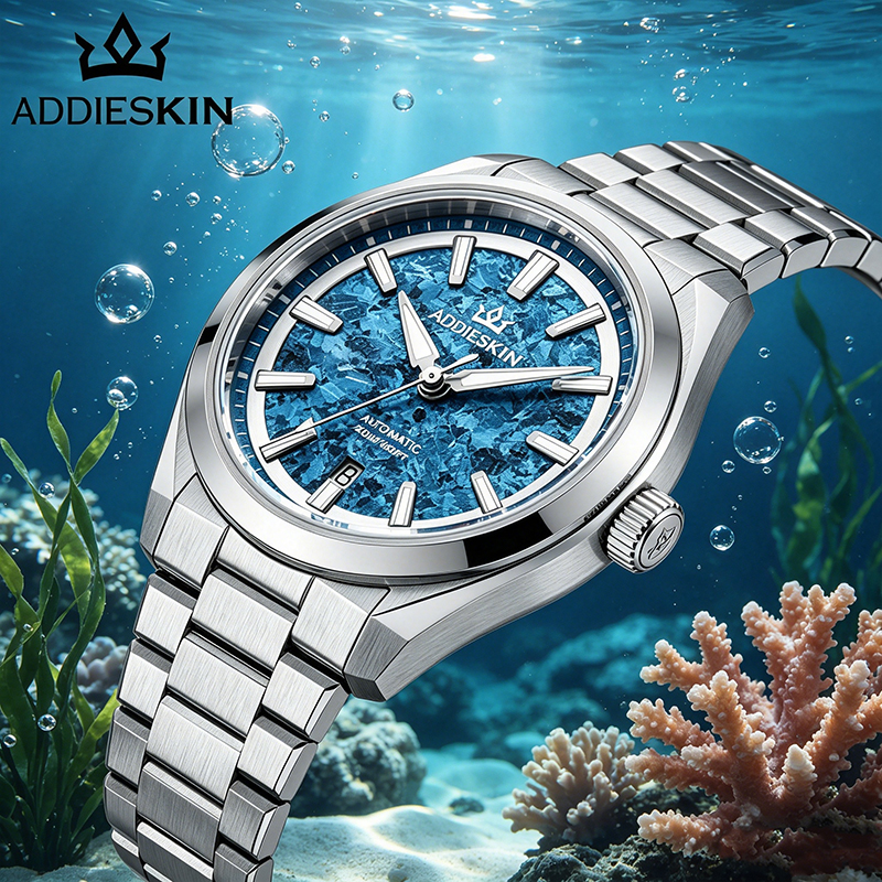 ADDIESKIN K006 Blue Crystalliz - Minute Repeater Watch reseña y precio