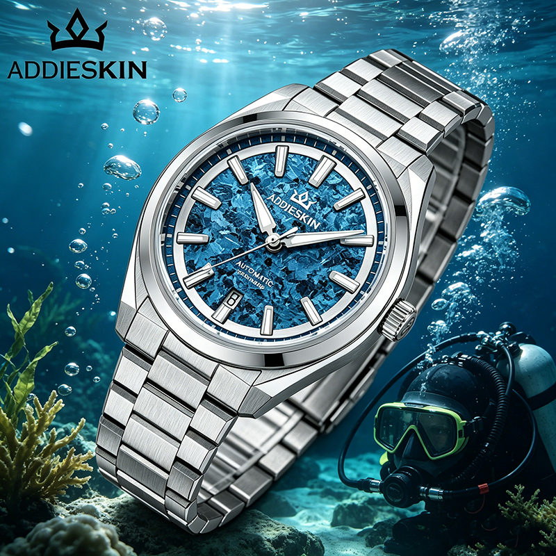 ADDIESKIN K006 Blue Crystalliz - Minute Repeater Watch reseña y precio