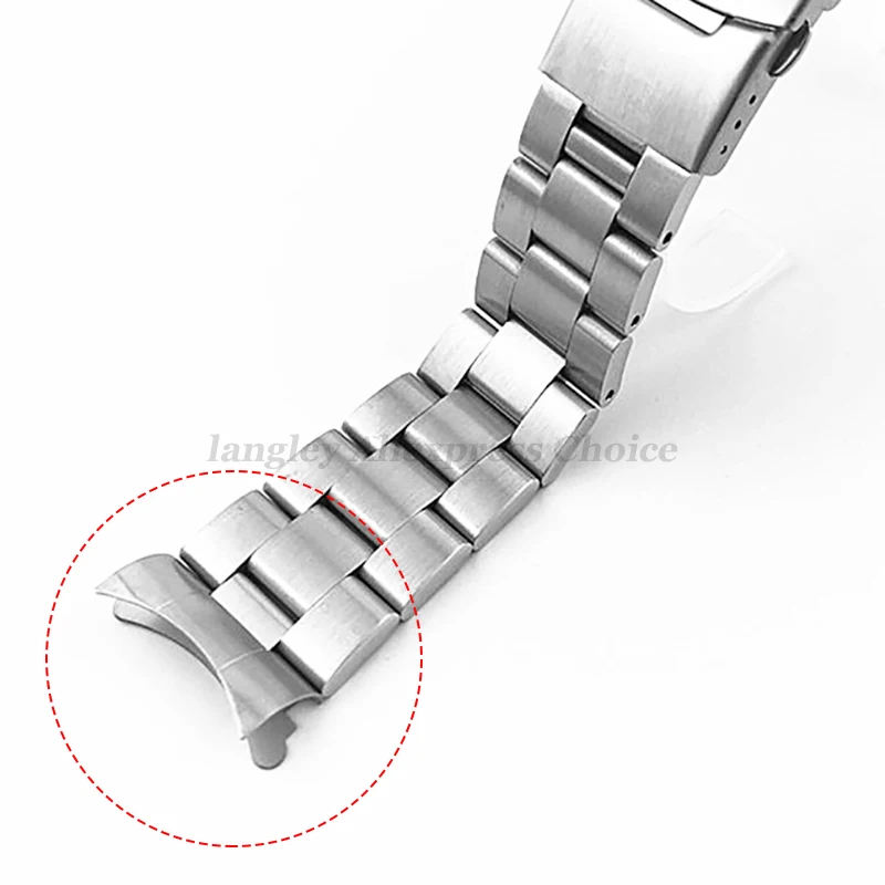 Curved End Link for Seiko SKX0 - Luxury Watch Black reseña y precio