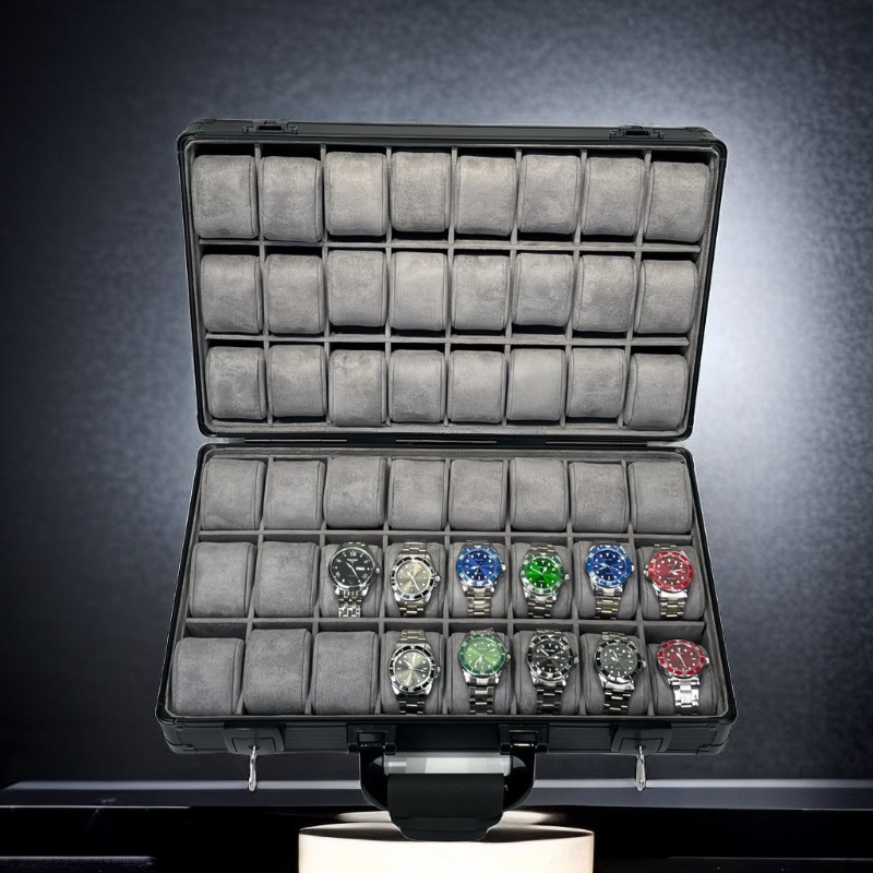 Aluminum Green Watch Box Mens  - Luxury Watch Jaeger Lecoultre reseña y precio