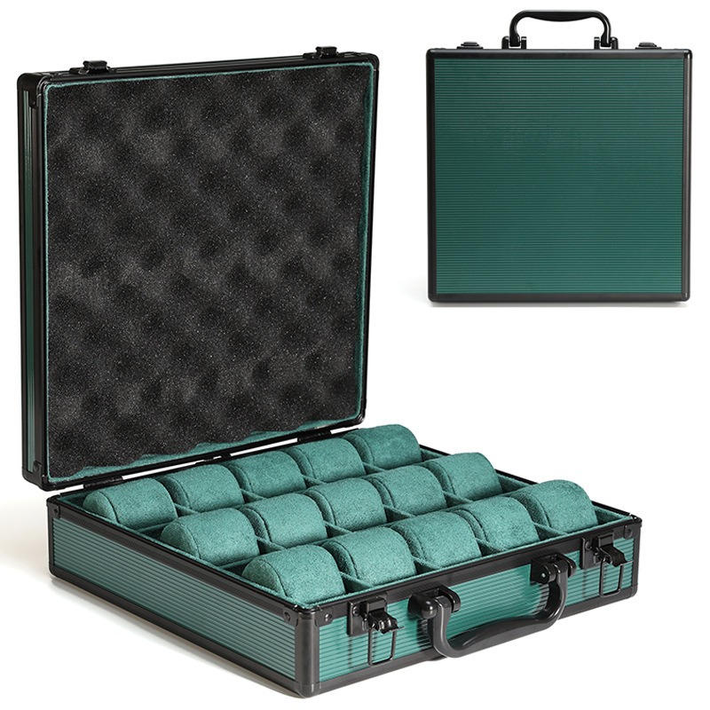 Aluminum Green Watch Box Mens  - Luxury Watch Jaeger Lecoultre reseña y precio