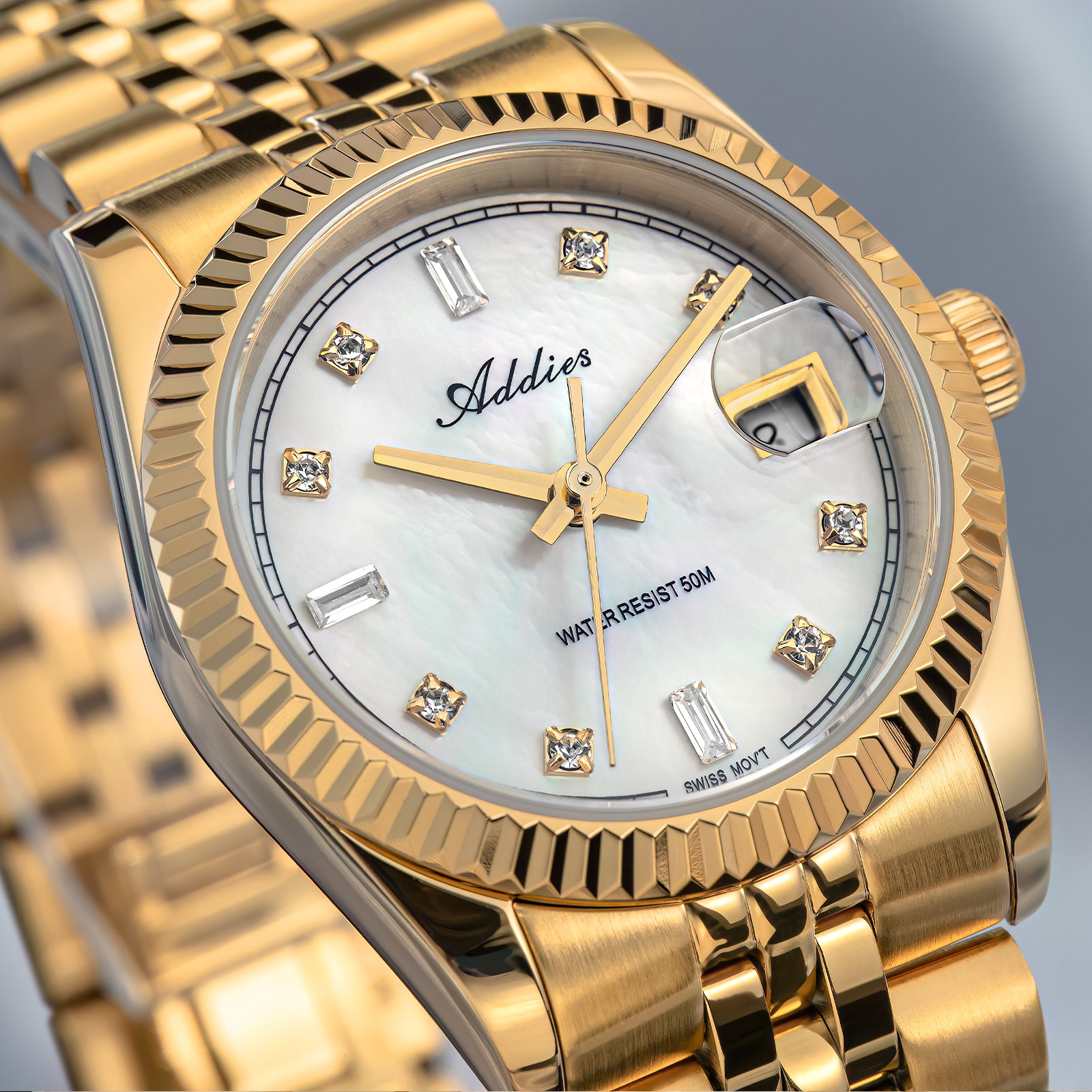 ADDIES Stainless Steel Date Di - Luxury Watch Organizer reseña y precio