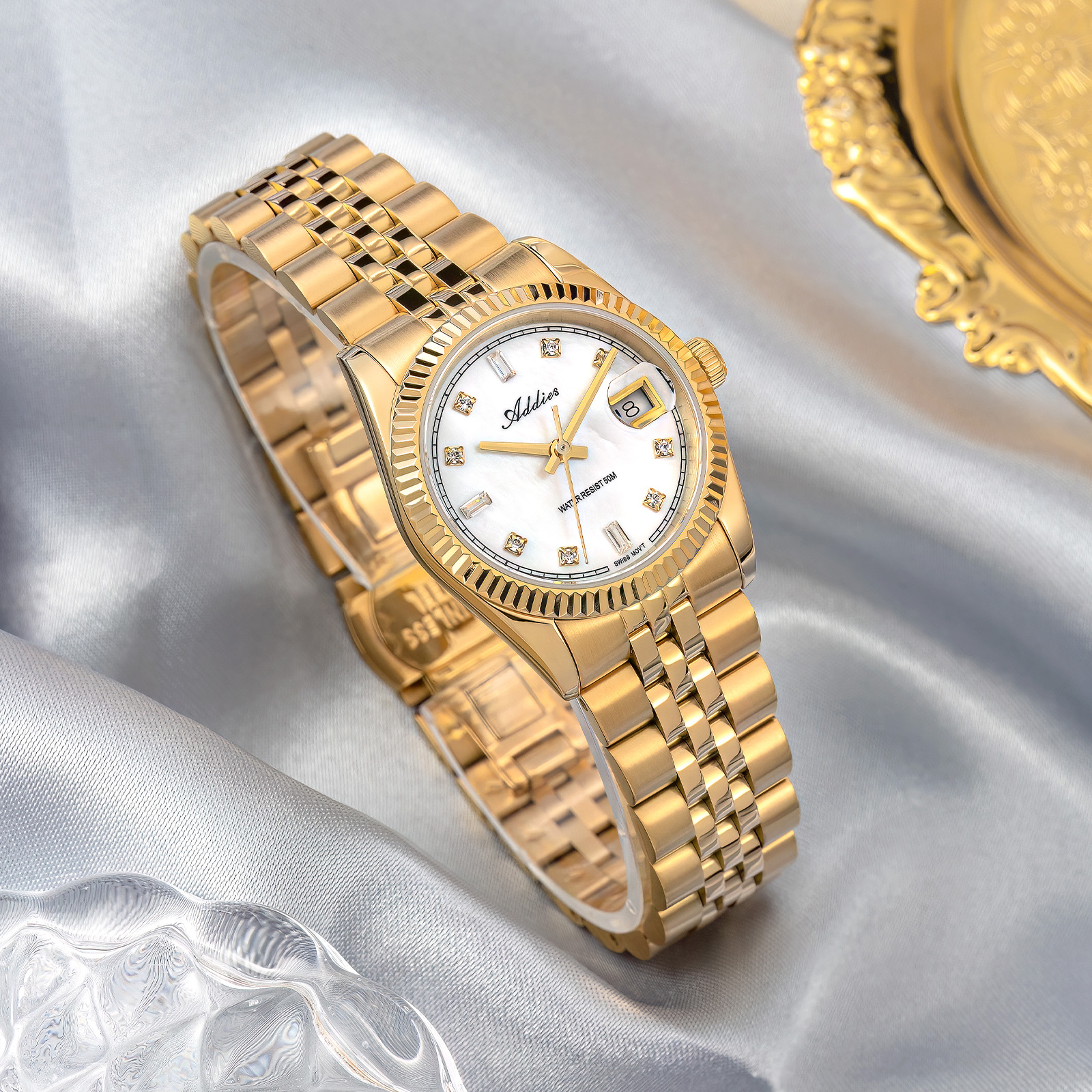 ADDIES Stainless Steel Date Di - Luxury Watch Organizer reseña y precio