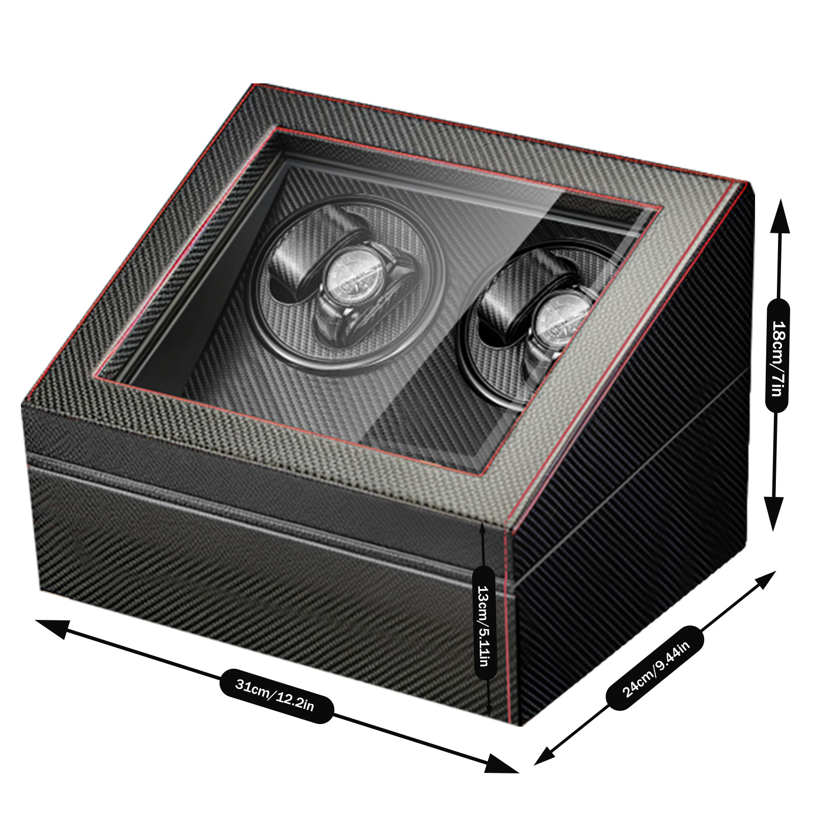 BYMAOCAR 4+6 Watch Winder, Lux - Quiet Luxury Watch Men reseña y precio