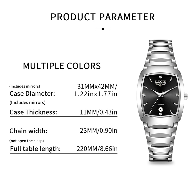 LIGE Watch women Business Luxu - Luxury Watch In Usa reseña y precio