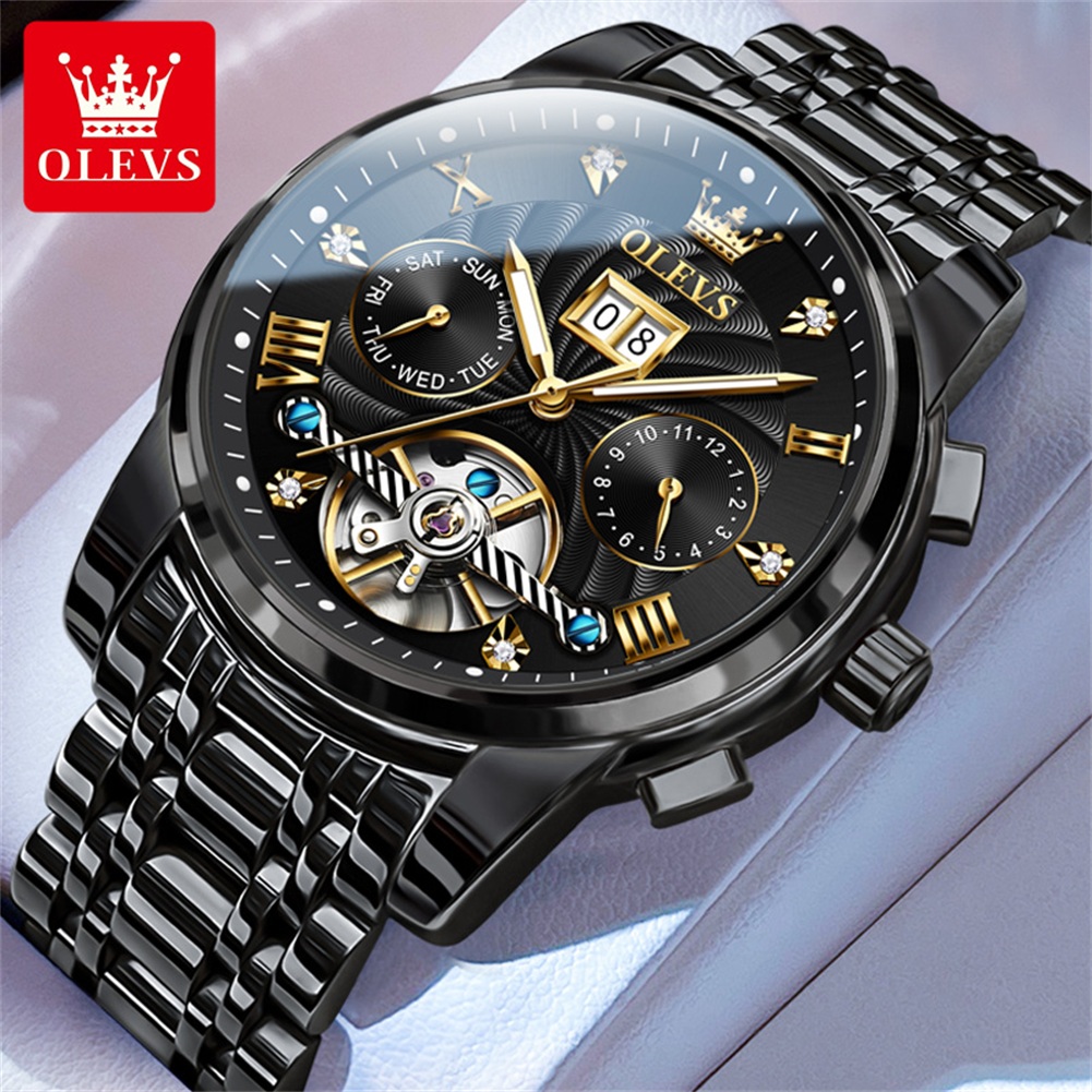 OLEVS Classic Men's Watches To - Tourbillon Movement Watch reseña y precio