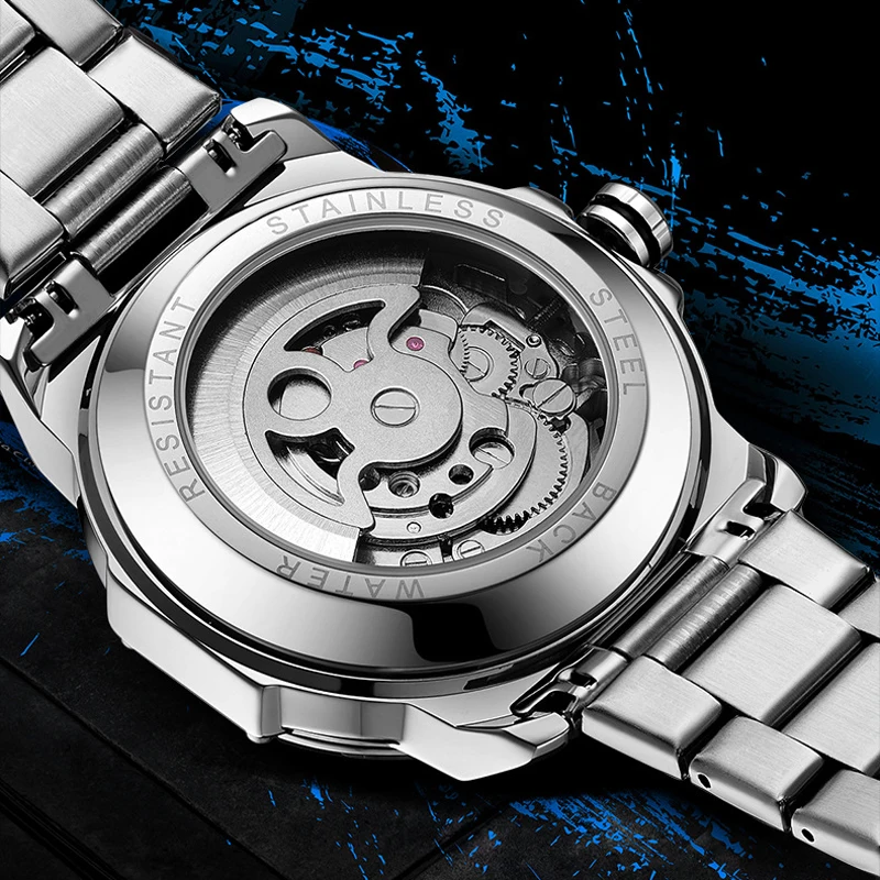 ABORNI 9039 Unique Design Skel - Tourbillon Movement Watch reseña y precio