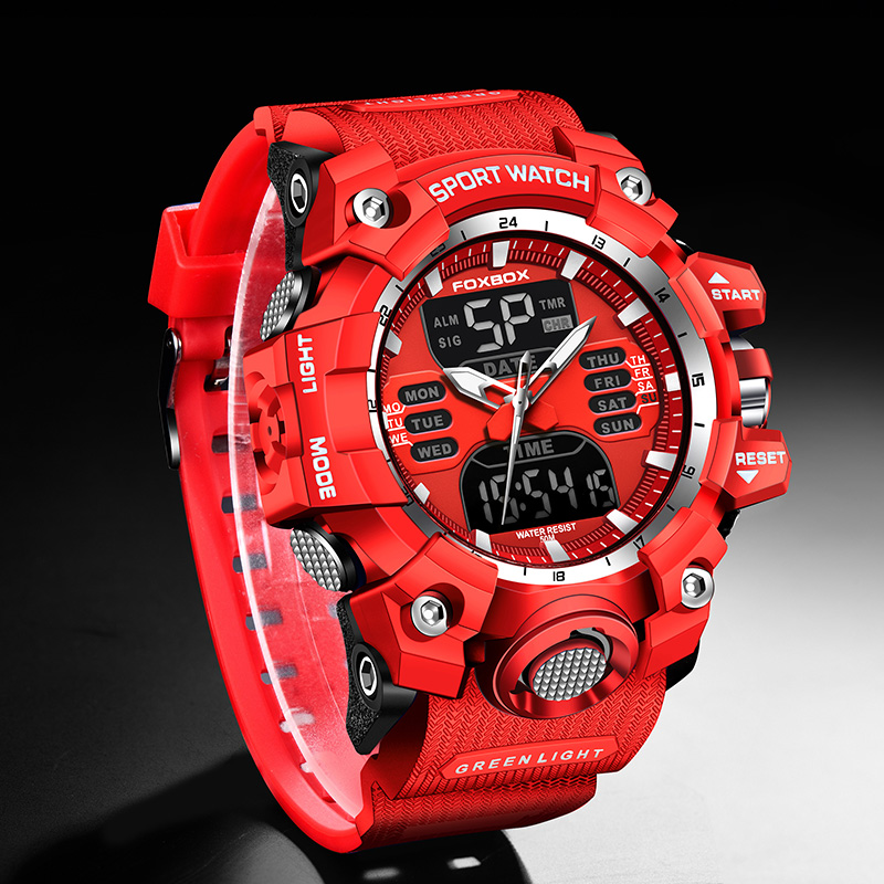 FOXBOX Military Watch for Men  - Luxury Watch Zone reseña y precio