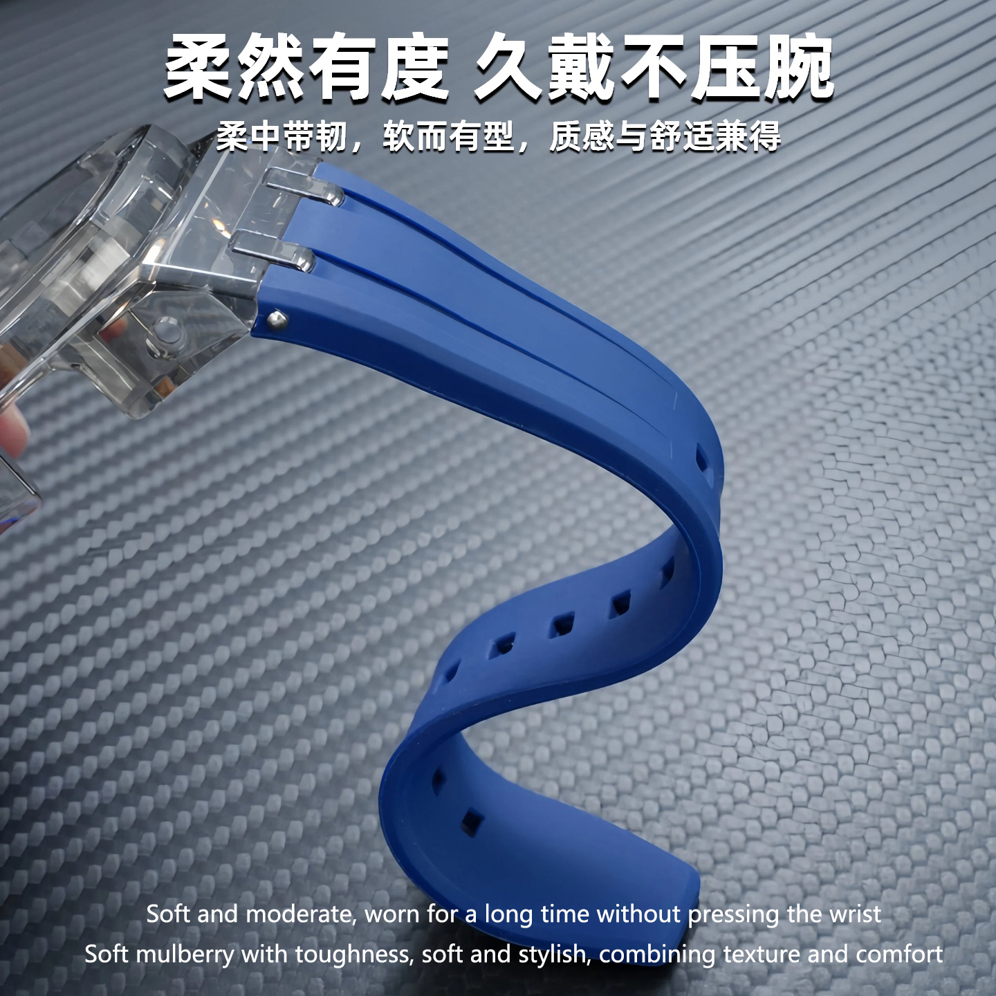 Colorful Silicone Strap Transp - Luxury Watch Ap reseña y precio