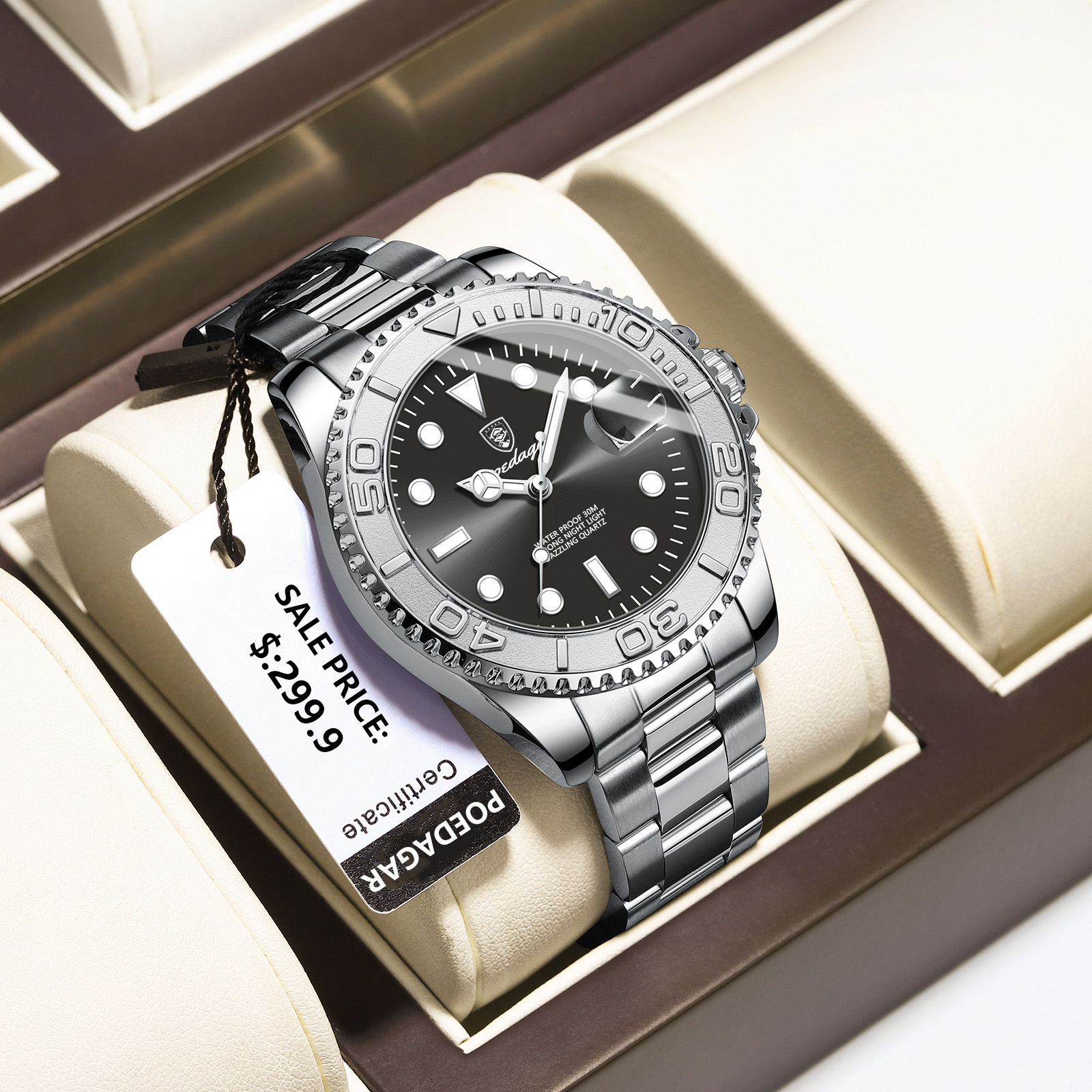 POEDAGAR Top Luxury Man Watch  - Luxury Watch Ap reseña y precio