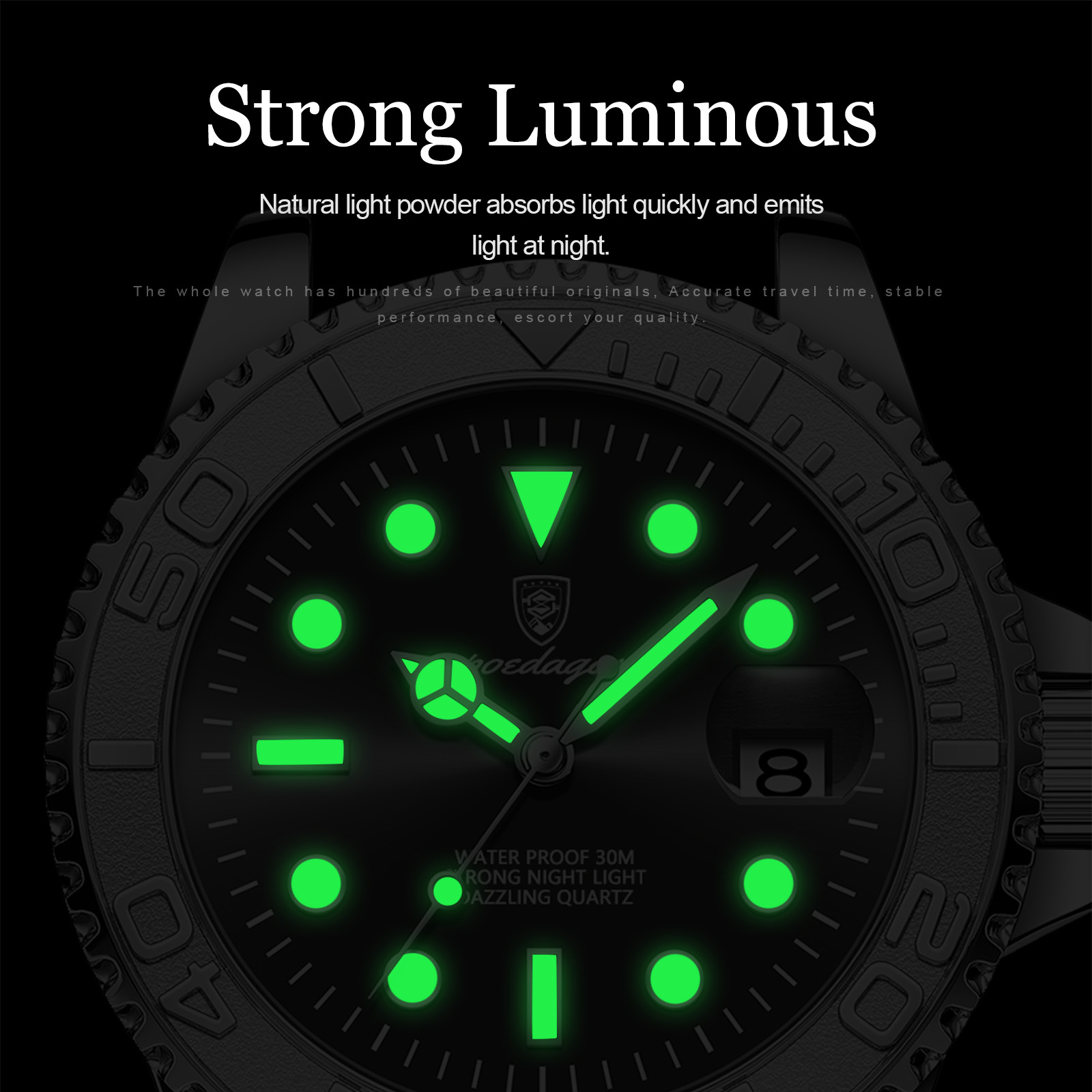 POEDAGAR Top Luxury Man Watch  - Luxury Watch Ap reseña y precio