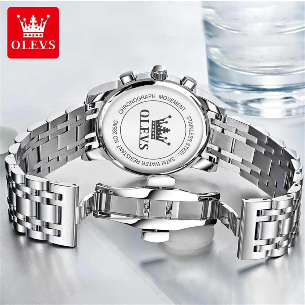 OLEVS Popular men's watches st - Luxury Watch Black reseña y precio