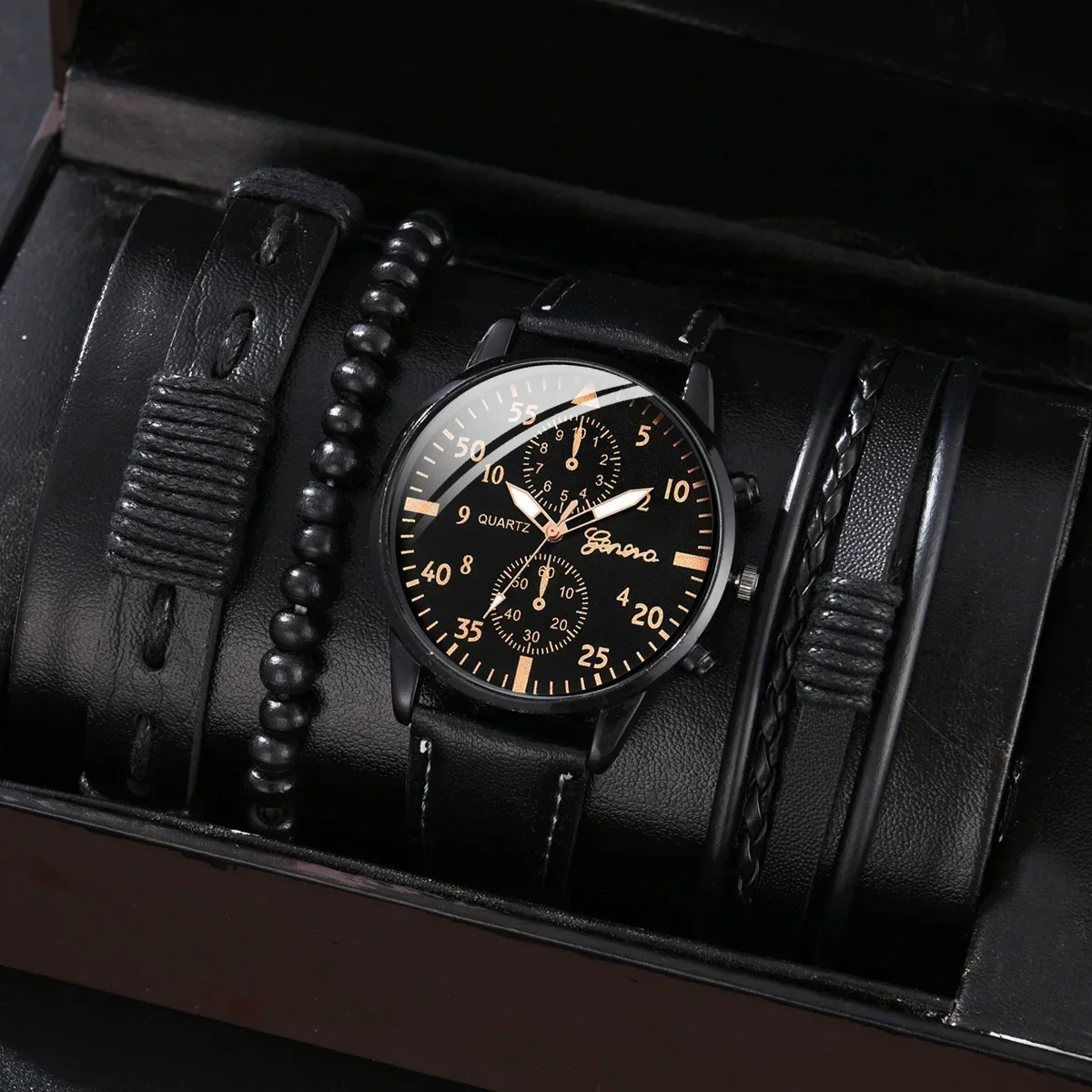 4/2/1pcs Men Sports Watches Se - Luxury Watch Organizer reseña y precio