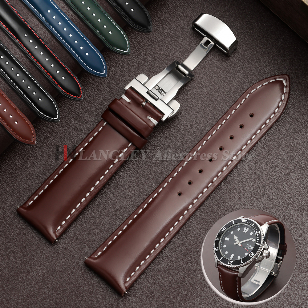 20mm 22mm Oiled Genuine Leathe - Luxury Watch Jaeger Lecoultre reseña y precio