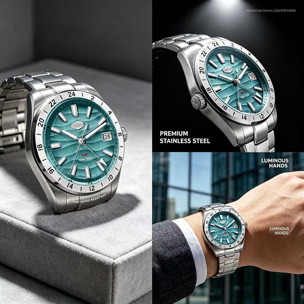 Quality Original GMT Wristwatc - Luxury Watch Zone reseña y precio