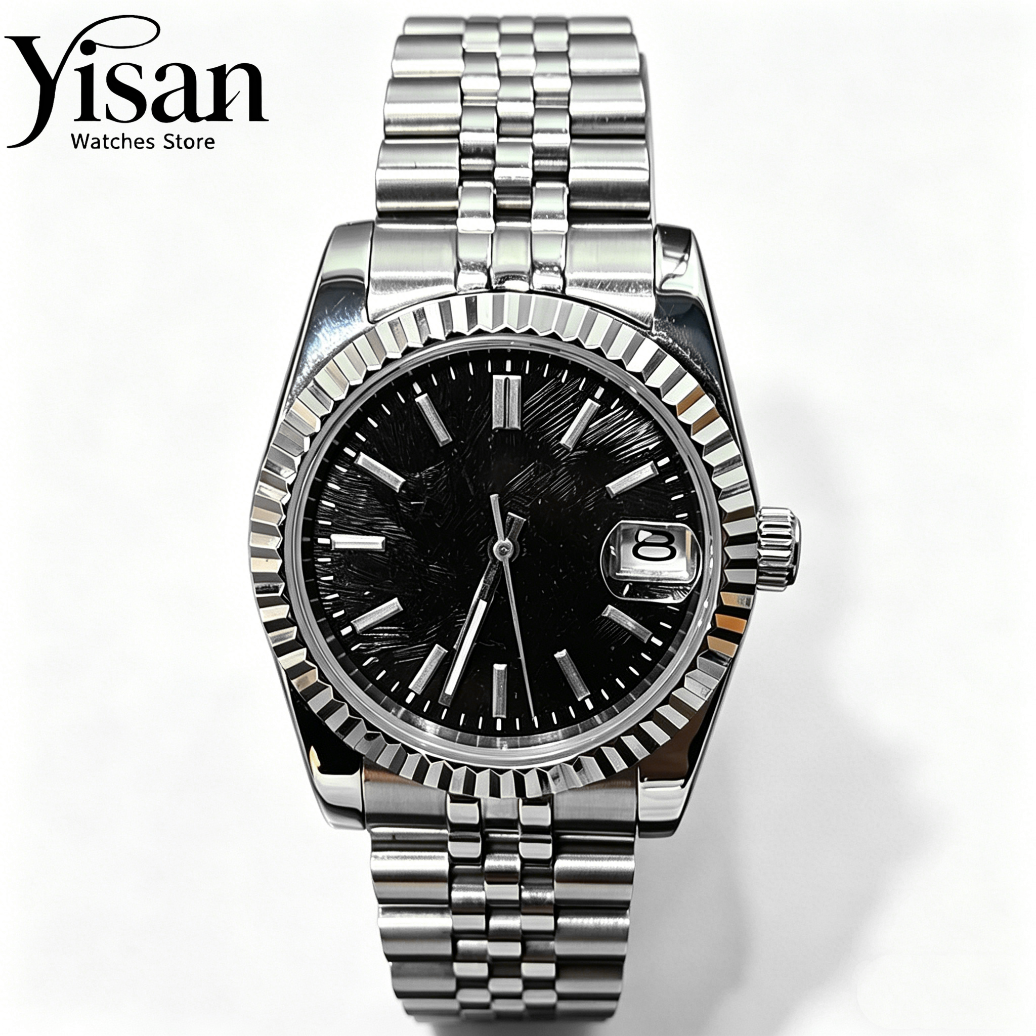 Yisan 36mm/39mm  silver case s - Luxury Watch Black reseña y precio