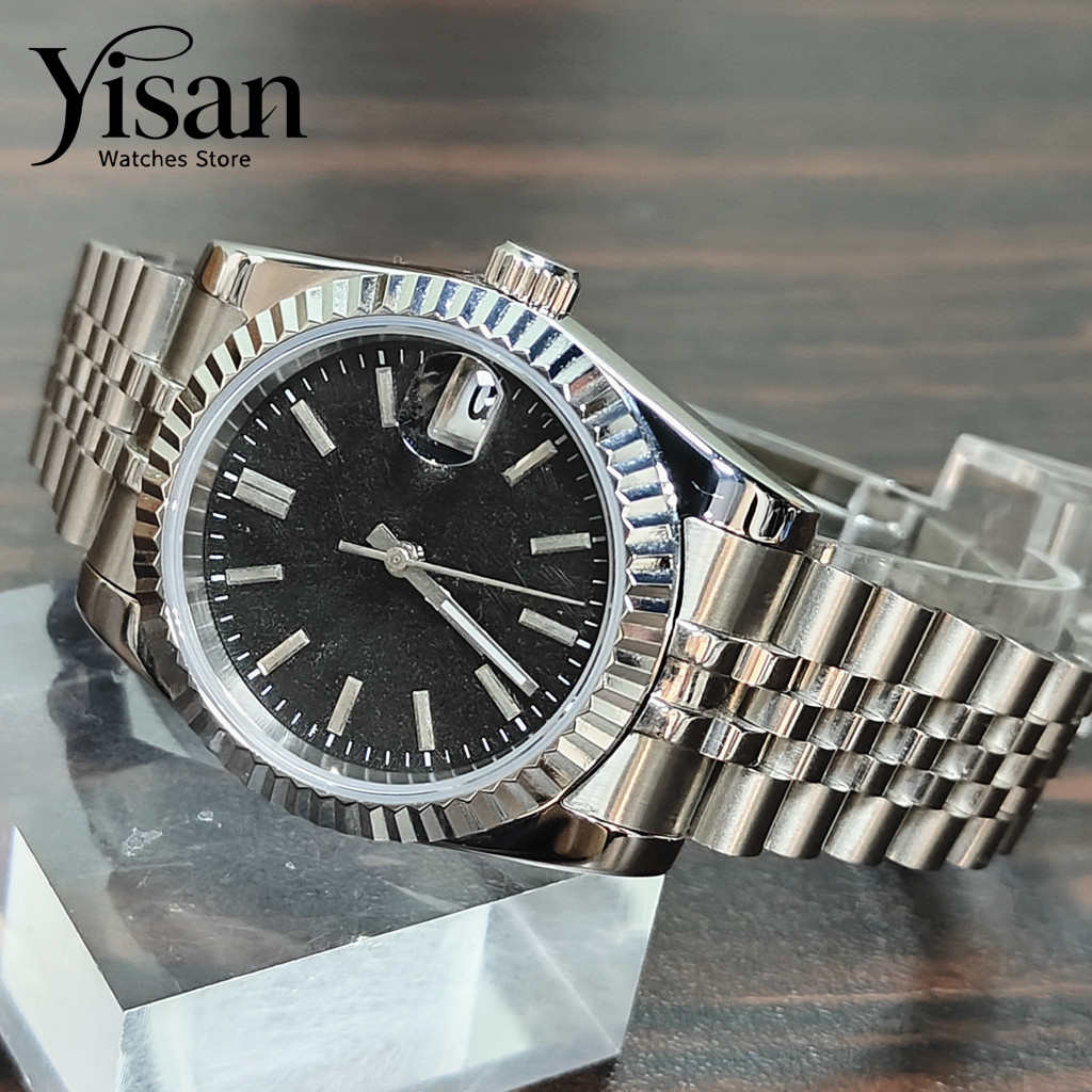 Yisan 36mm/39mm  silver case s - Luxury Watch Black reseña y precio