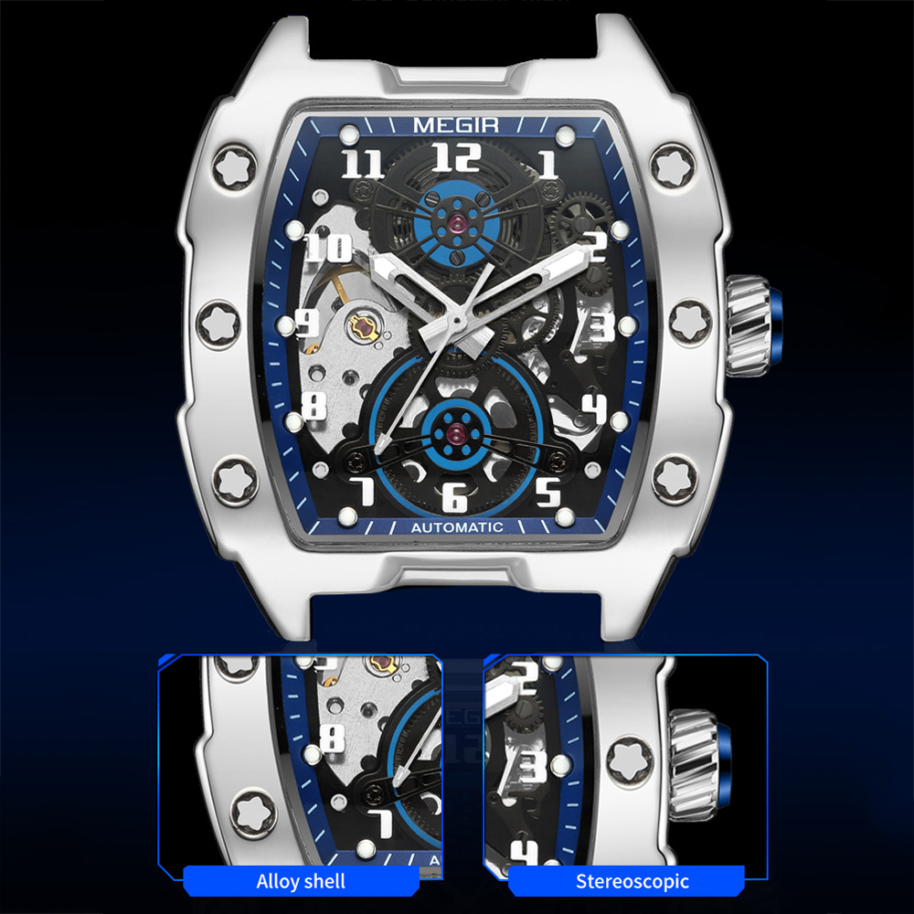 MEGIR Fashion Sport Alloy Case - Tourbillon Movement Watch reseña y precio