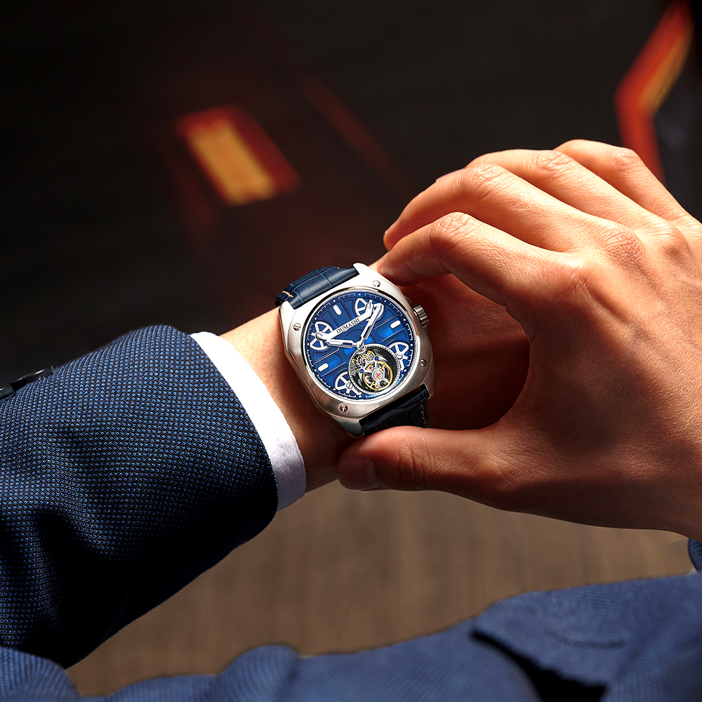 41mm Luxury men's watch Tourbi - Tourbillon Movement Watch reseña y precio