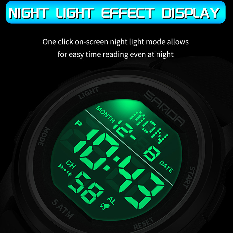 Sanda 6182 Youth Sports Watch  - Minute Repeater Watch reseña y precio