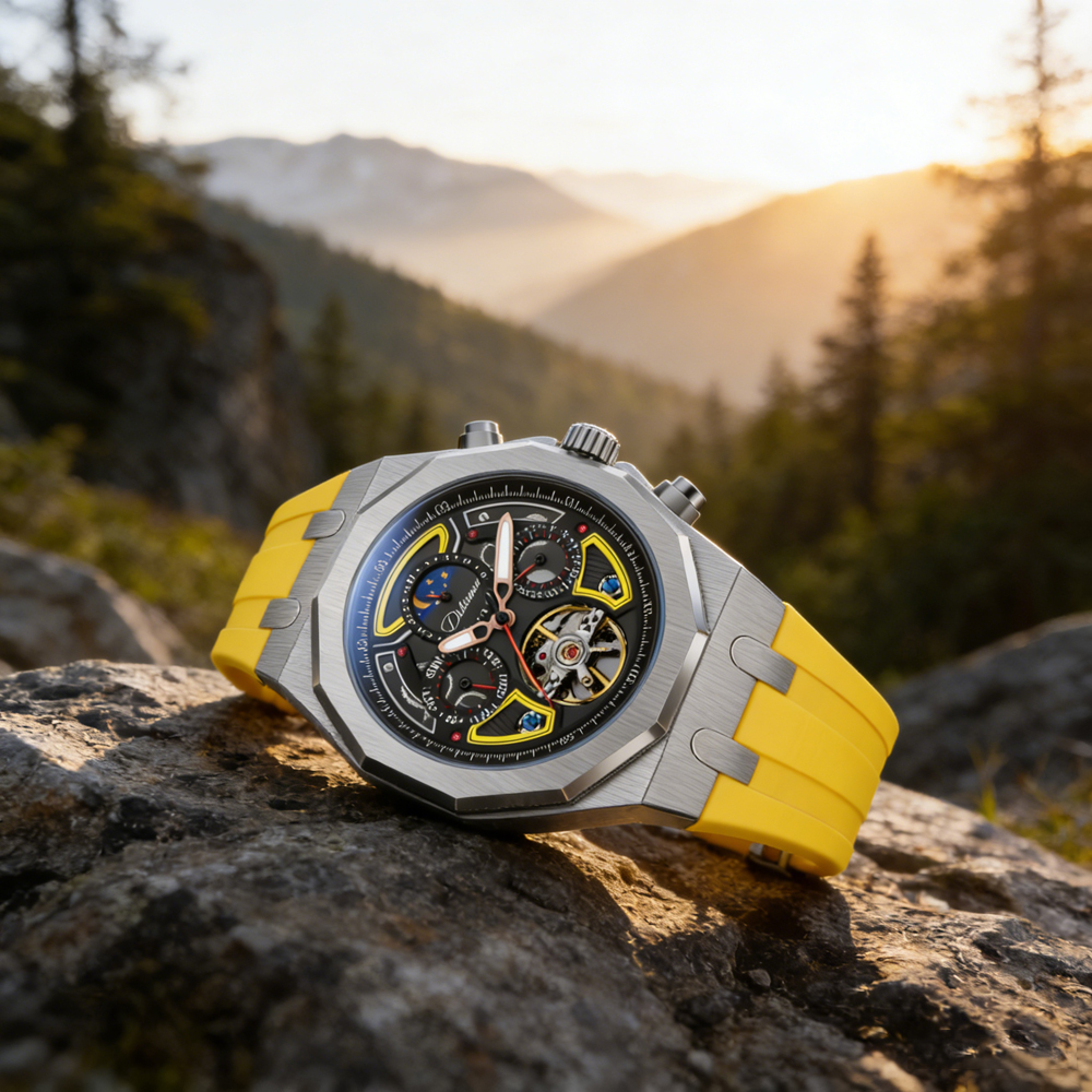 Top Brand Sport Mens Tourbillo - Tourbillon Movement Watch reseña y precio