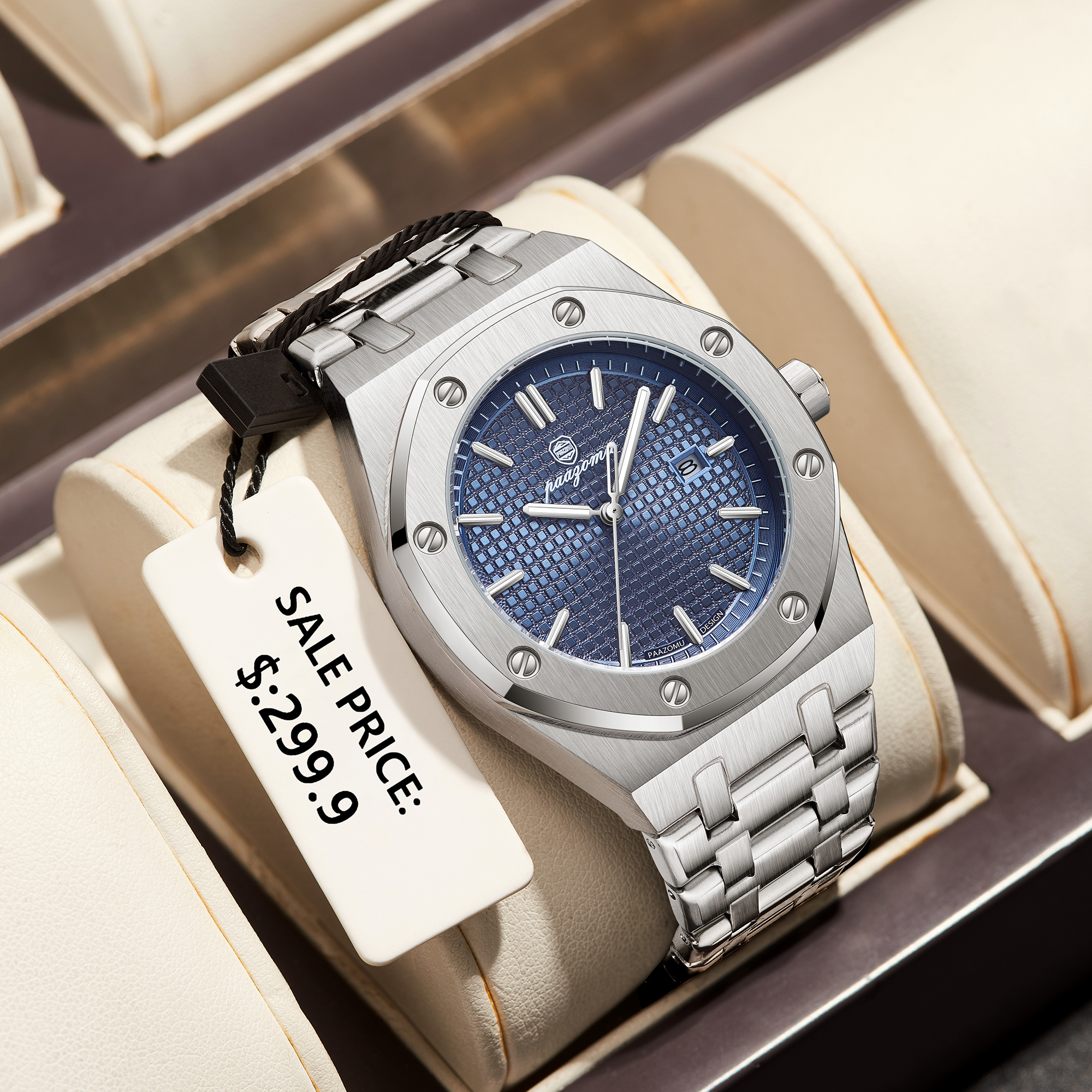 PAAZOMU Luxury Business Man Wr - Luxury Watch Ap reseña y precio
