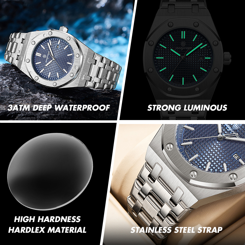 PAAZOMU Luxury Business Man Wr - Luxury Watch Ap reseña y precio