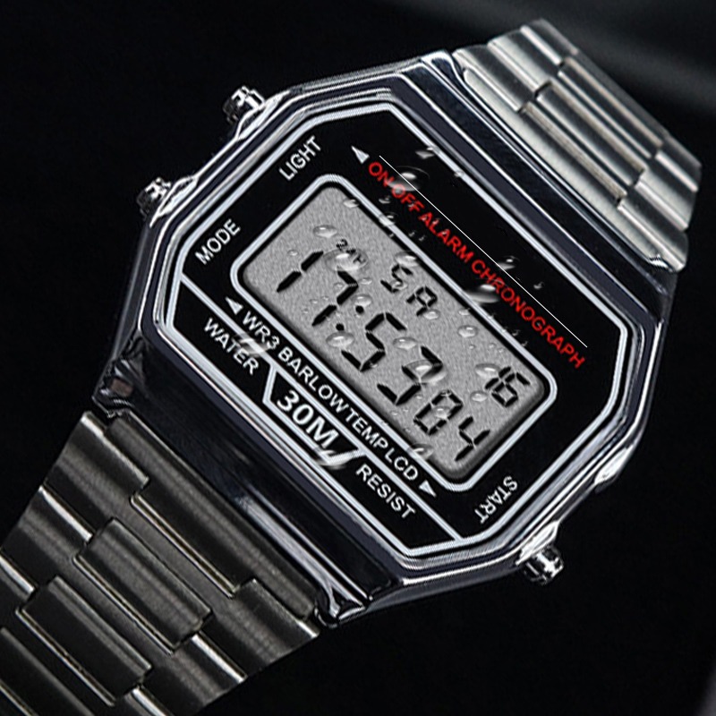 Luxury F91W Steel Strap Watche - Luxury Watch Life reseña y precio