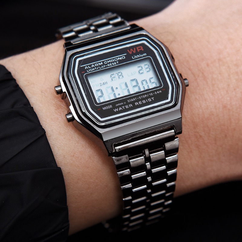 Luxury F91W Steel Strap Watche - Luxury Watch Life reseña y precio