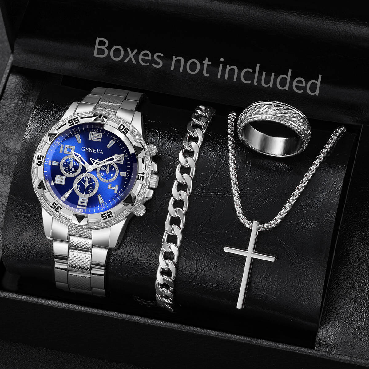 4PCS/Set Fashion Men Business  - Luxury Watch Organizer reseña y precio