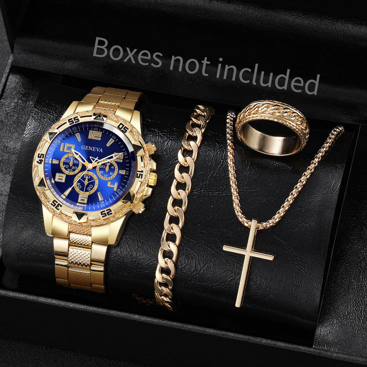 4PCS/Set Fashion Men Business  - Luxury Watch Organizer reseña y precio