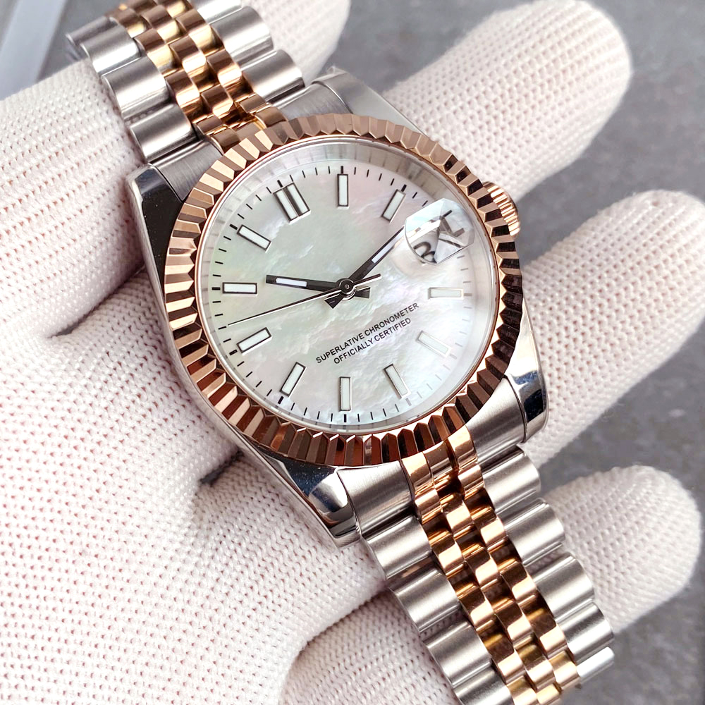 Customized two tone rose gold  - Luxury Watch Life reseña y precio