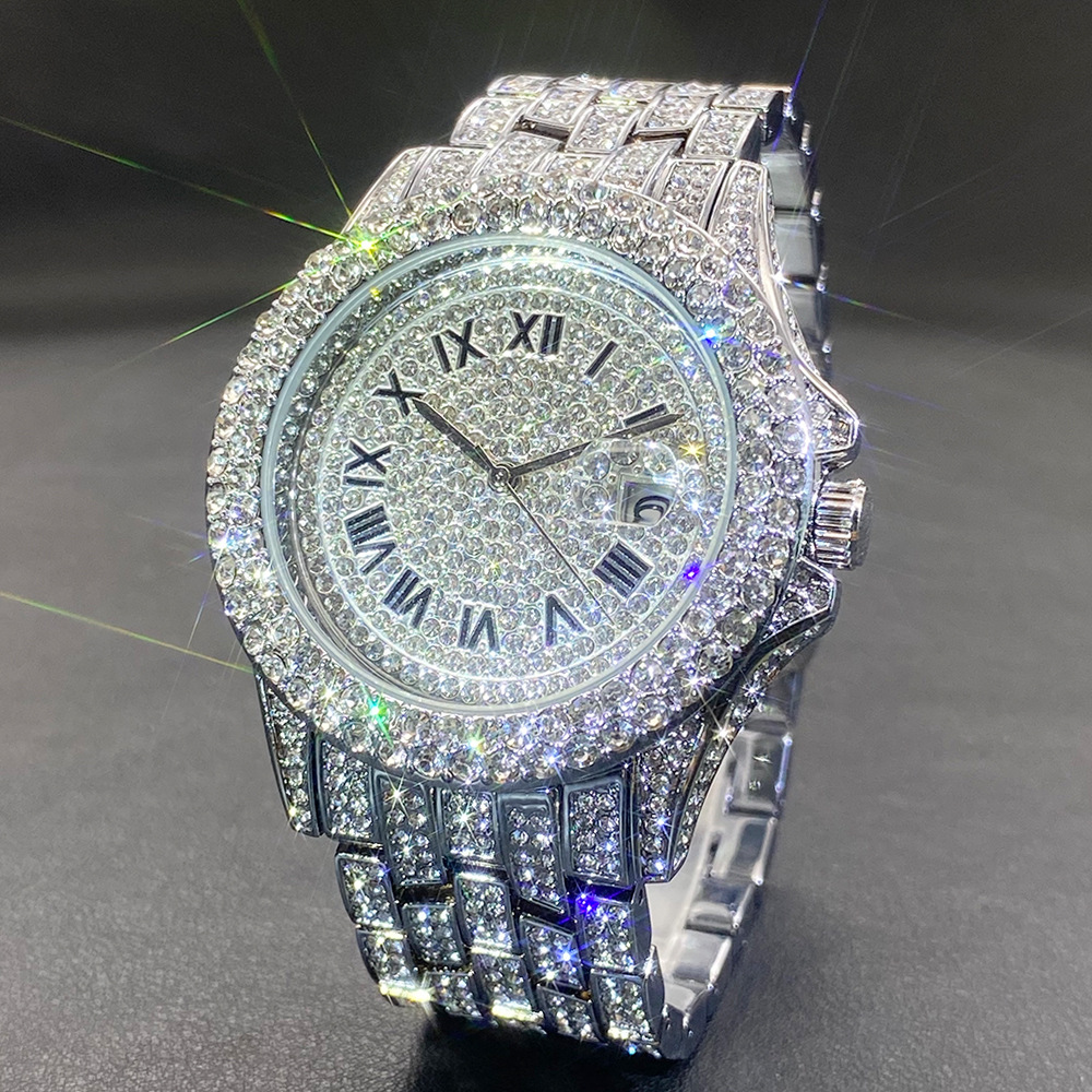 Big Gold Silver Black Wristwat - Luxury Watch Black reseña y precio