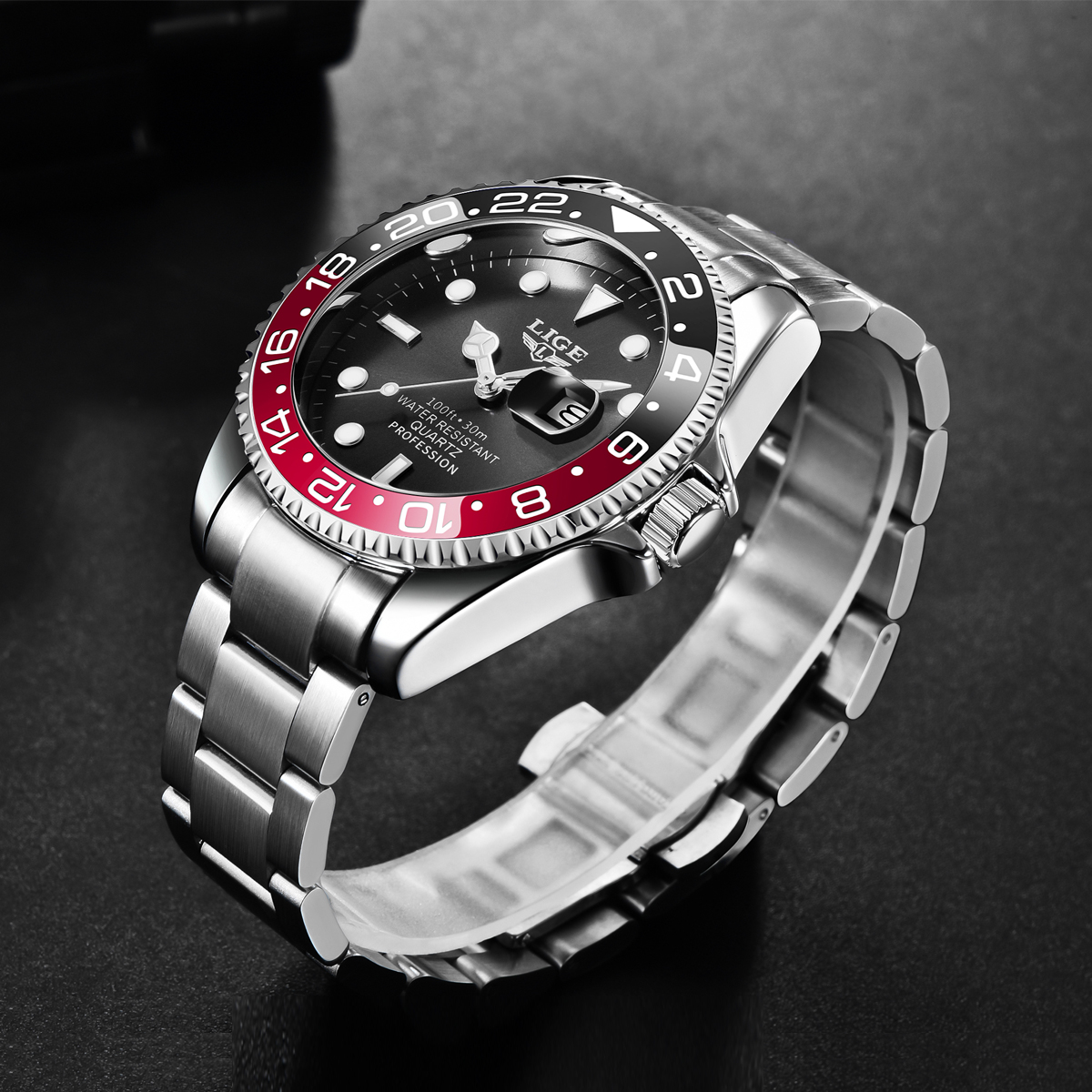 LIGE New Luxury Couple Watches - Luxury Watch Organizer reseña y precio