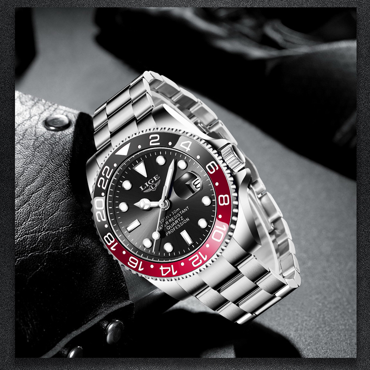 LIGE New Luxury Couple Watches - Luxury Watch Organizer reseña y precio
