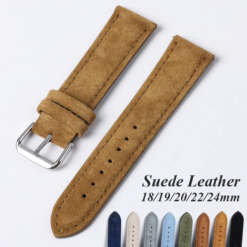 Suede Genuine Leather Watchban - Luxury Watch Jaeger Lecoultre reseña y precio