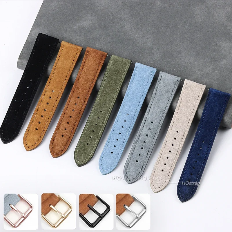 Suede Genuine Leather Watchban - Luxury Watch Jaeger Lecoultre reseña y precio