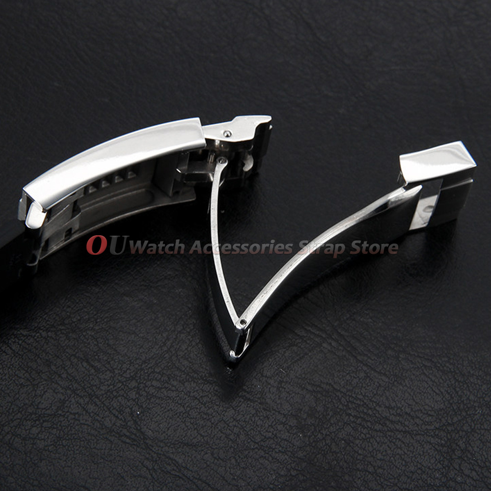 9mmx16mm Stainless Steel Deplo - Luxury Watch Black reseña y precio