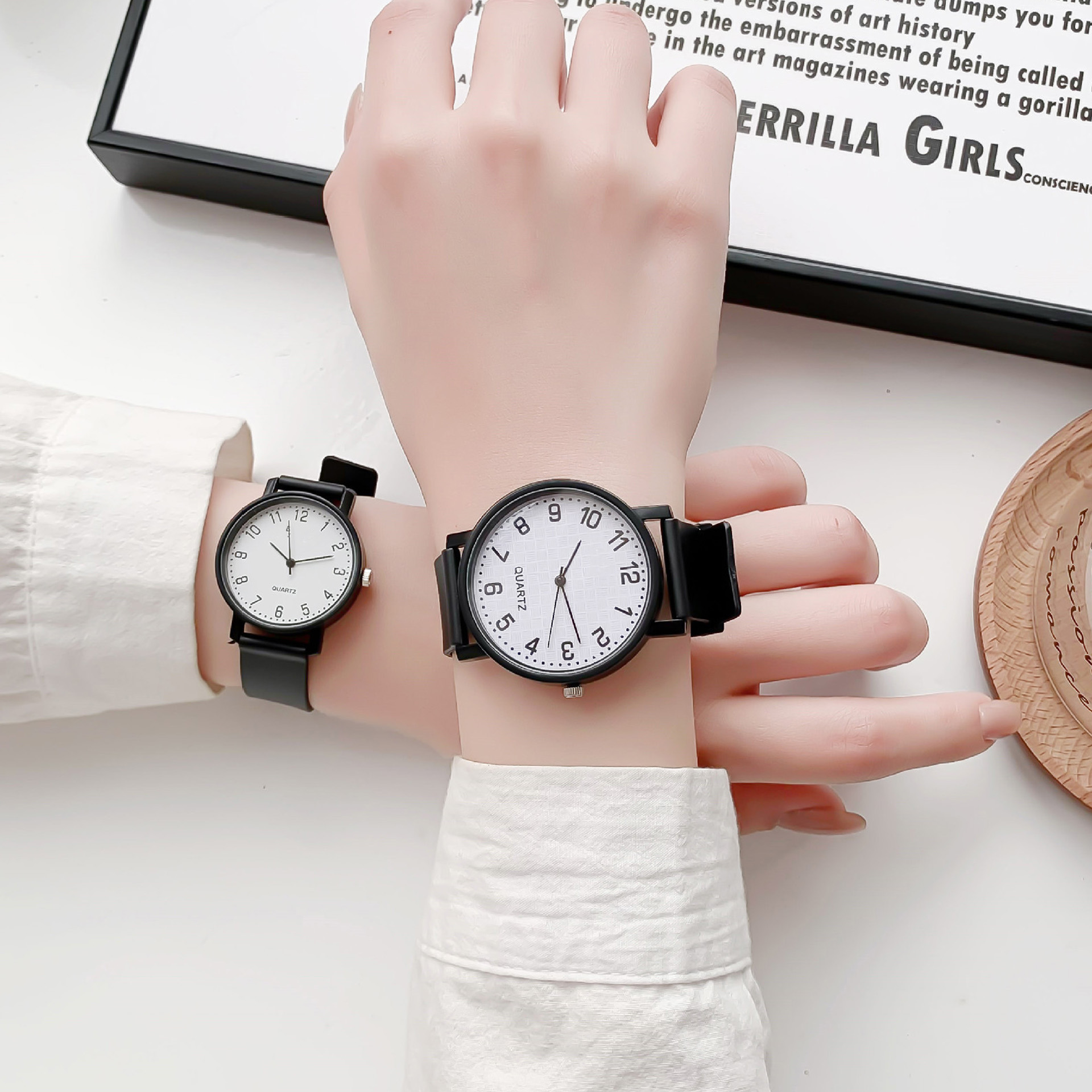 Simple Black Watch Quartz Watc - Luxury Watch Black reseña y precio