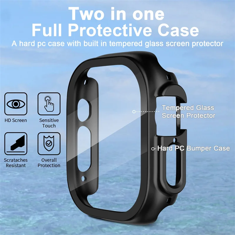 Glass+case For Apple Watch Ult - Luxury Watch Organizer reseña y precio