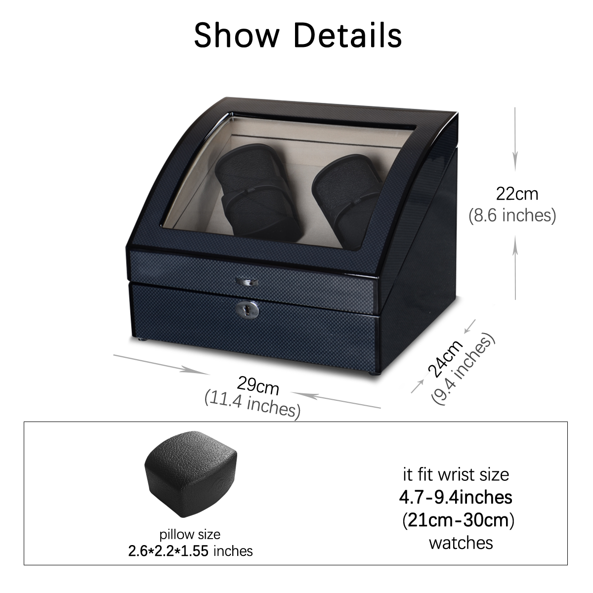 4+4 Watches Winder Box for Aut - Quiet Luxury Watch Men reseña y precio